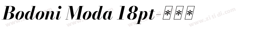 Bodoni Moda 18pt字体转换 Bodoni Moda 18pt字体转换